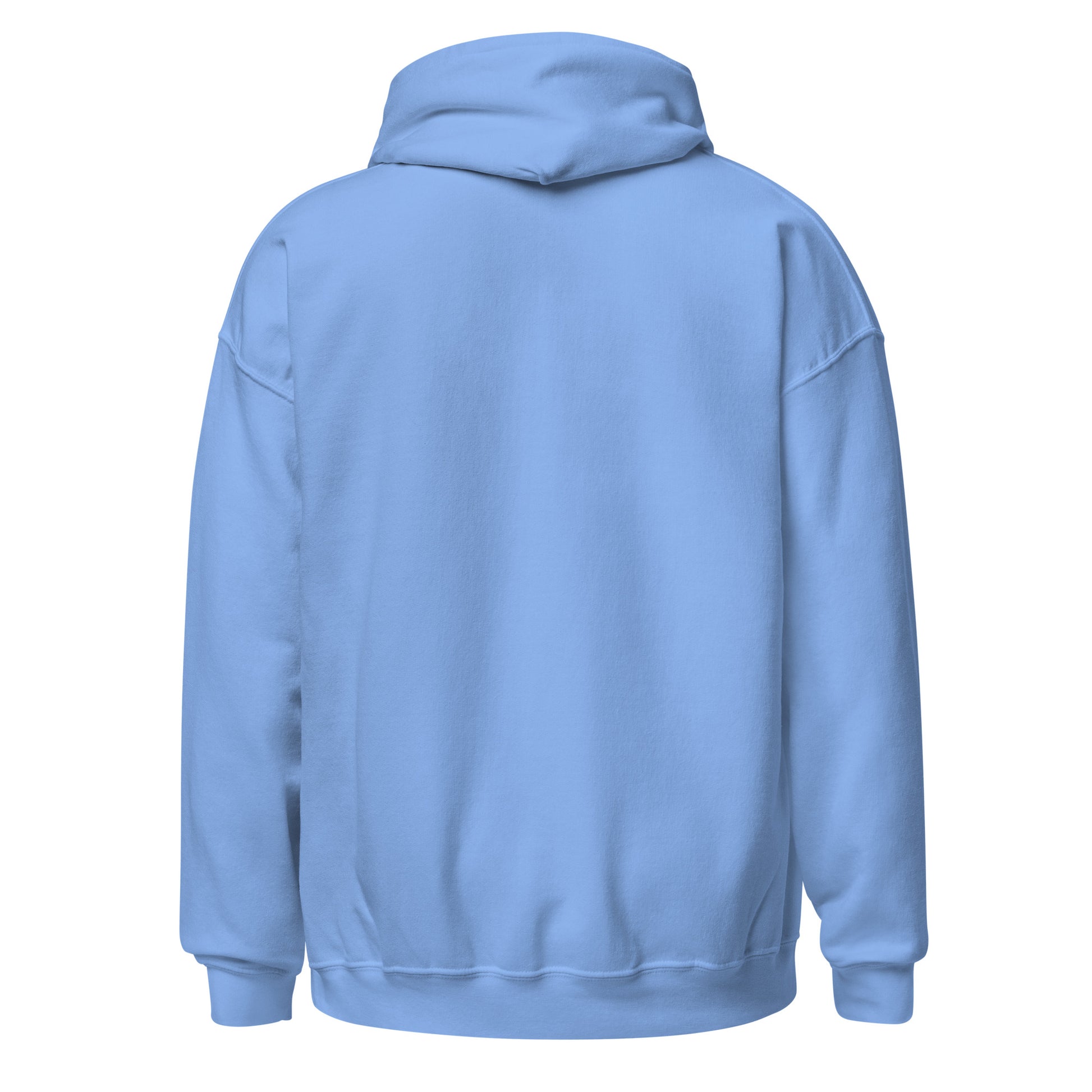 Hoodie Málaga azul carolina equipo fútbol Somos Boquerones back