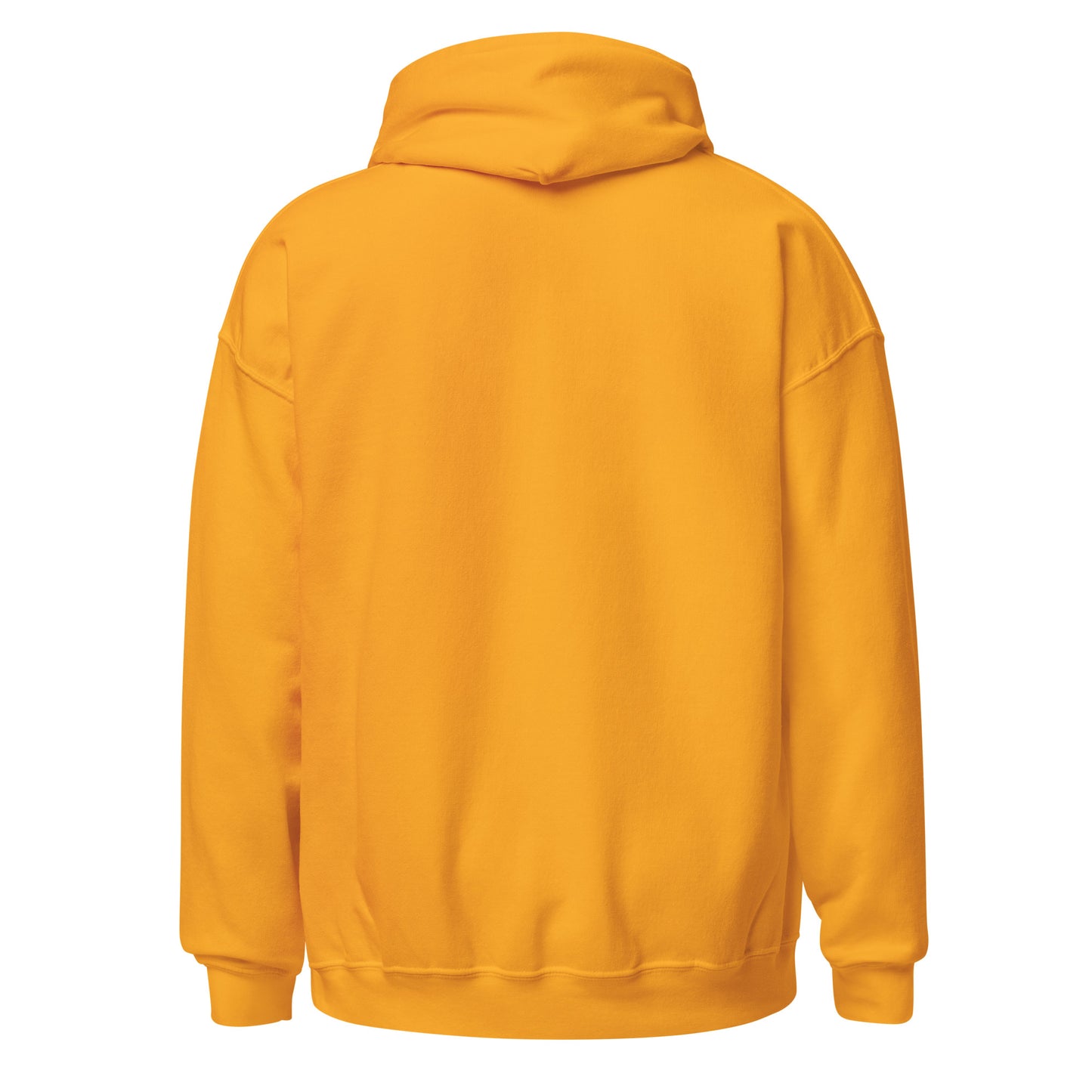 Hoodie Zaragoza amarillo equipo fútbol Alma Maña con imagen león back