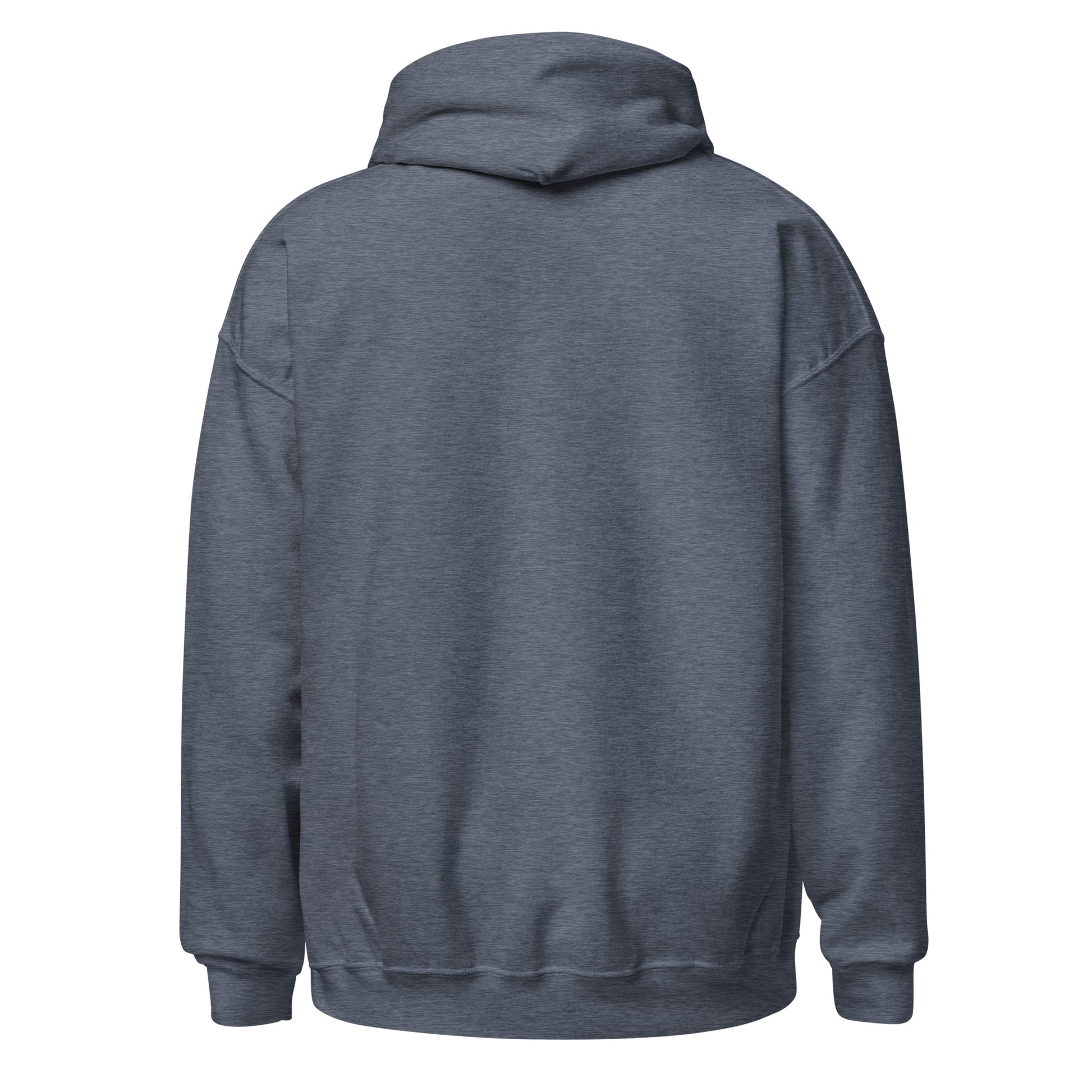 Hoodie River Plate gris oscuro equipo fútbol El Más Granse con imagen gallina back