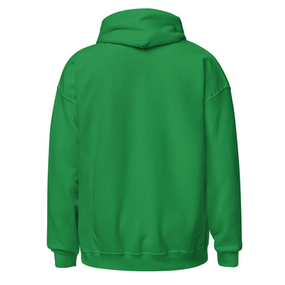 Sudadera capucha verde Racing Ferrol equipo fútbol Isto é Racing Isto é Ferrol back