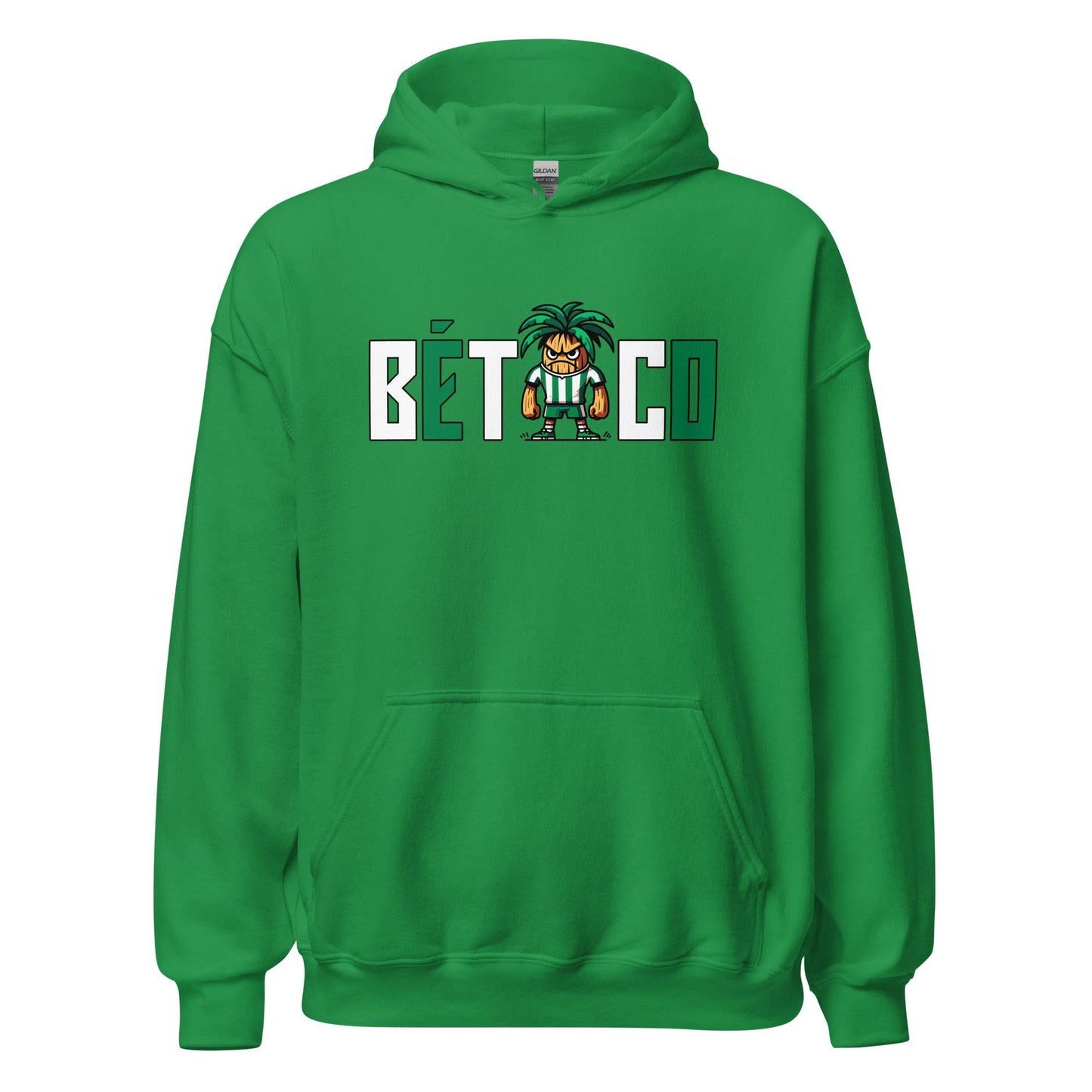 Hoodie Betis verde equipo fútbol Bético front