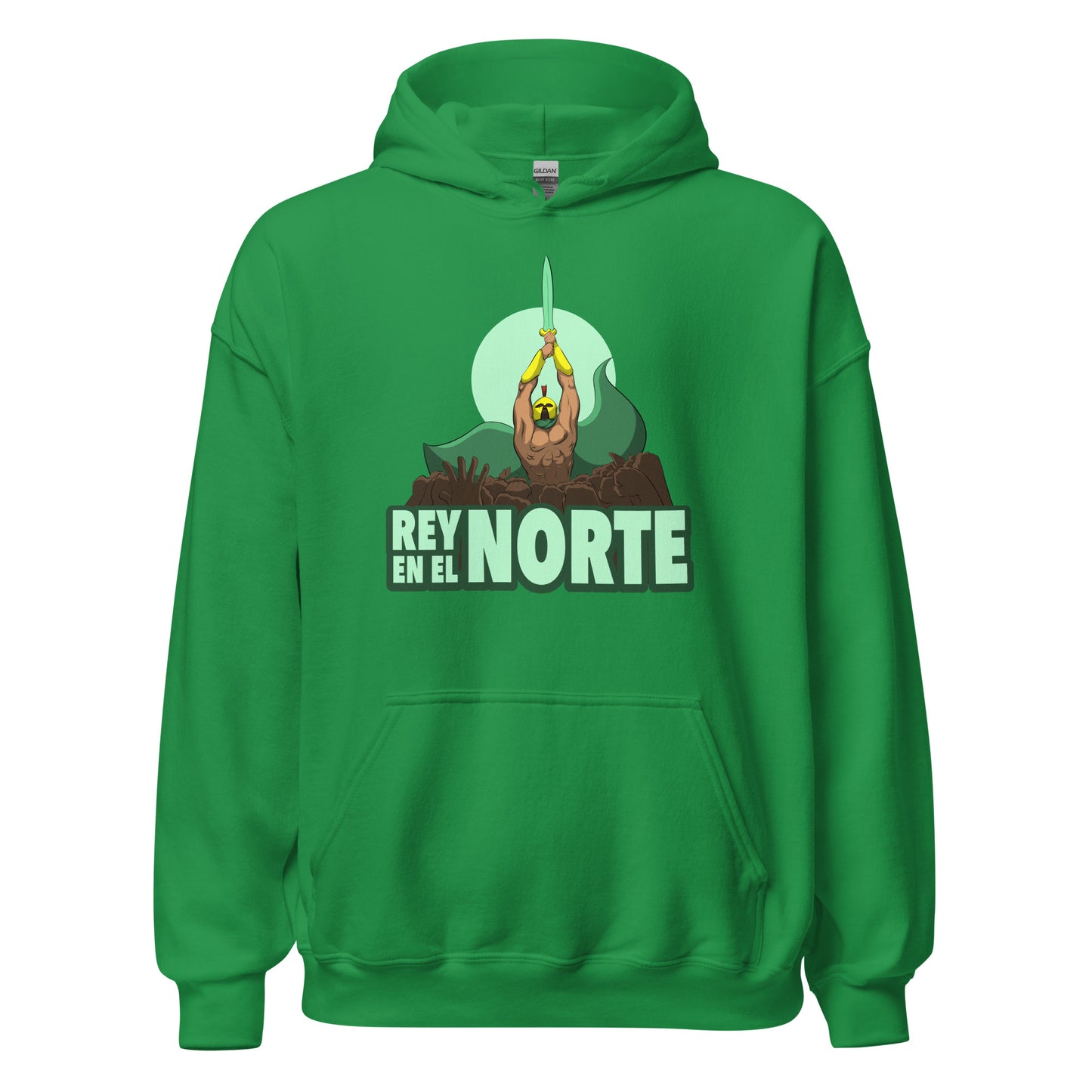 Sudadera Racing Santander verde equipo fútbol Rey en el Norte front