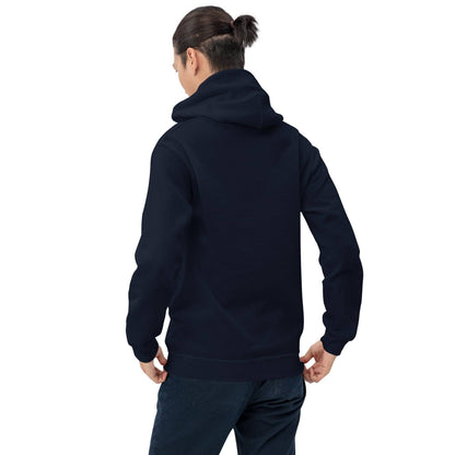 Sudadera capucha navy Eibar equipo fútbol Beti armaginak espadas back