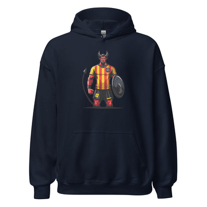 Hoodie Sant Andreu navy equipo fútbol imagen Diable front