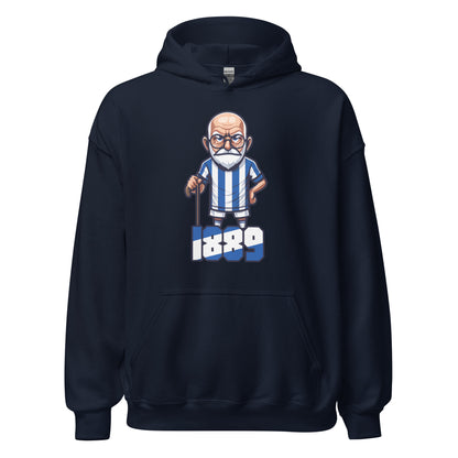 Hoodie Recreativo Huelva navy equipo fútbol imagen Anciano front