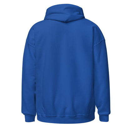 Sudadera capucha azul Racing Ferrol equipo fútbol Isto é Racing Isto é Ferrol back