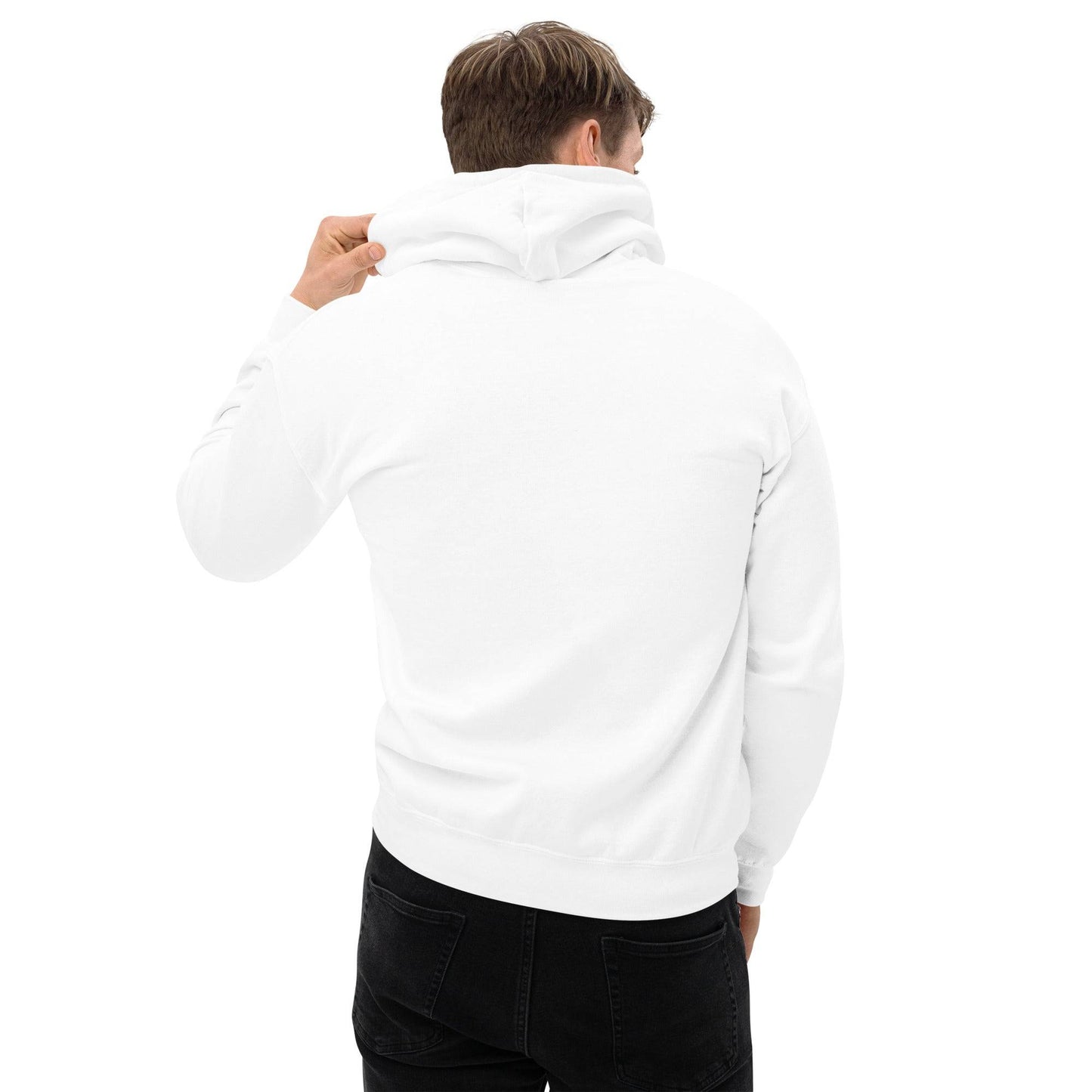 Sudadera capucha blanca Burgos equipo fútbol La Burgatti il padrino back